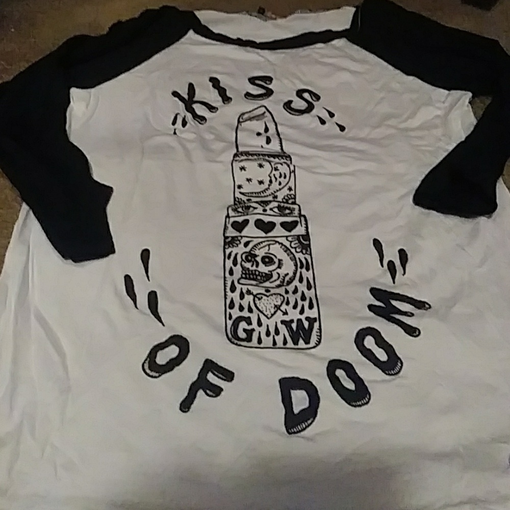 Baseball tee style shirt